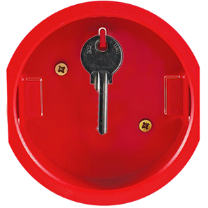 Boîte à clé ronde en ABS rouge - 18 HT - Le Plus Grand Choix de boites à clés, A Prix Cassés sur Sécurishop,la boutique des achats et vente en ligne. Les prix les plus bas du Web