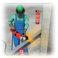 Permis feu En entreprise, un permis feu est un document de sécurité qui doit être établi préalablement à toute opération de maintenance ponctuelle qualifiée de « travail par point chaud ». Cette terminologie englobe les opérations de soudage, de découpage de métaux, et toutes les opérations génératrice de chaleur, d'étincelles ou de flamme nue