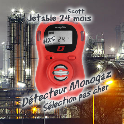 « Détecteur Monogaz H2S Protégé ZM Scott » : Le détecteur de gaz H2S - Prix 166.00 € Ht : Le Plus Grand Choix de « Détecteur Monogaz H2S Protégé ZM Scott » : Le détecteur de gaz H2S, Gaz sulfure d'hydrogène de chez Scott Safety, A Prix Cassés sur Sécurishop - Sécurishop, la boutique des achats et vente en ligne ! 