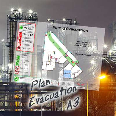 Plan d'évacuation plexiglass format A3 - 1er prix - Le plus grand choix en matière de plan d'évacuation sur Sécurishop - Sécurishop, la boutique des achats et vente en ligne ! Les prix les plus bas du Web !